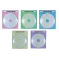 (100) CheckOutStore Premium CD Double-sided Storage Plastic Sleeve (Assorted Color)
