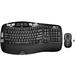 Logitech Wireless Wave MK550 Mouse and Curved Keyboard Combo - Used