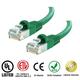 Huetronâ„¢ 100-Pack Cat 5e Ethernet Snagless RJ45 Patch Computer LAN Network Cord Cable (5 ft/GREEN))