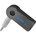 Mini Bluetooth Receiver For Mate 10 Wireless To 3.5mm Jack Hands-Free Car Kit 3.5mm Audio Jack w/ LED Button Indicator for Audio Stereo System Headphone Speaker