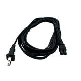 Kentek 15 Feet FT US 2 Prong Pin AC Power Cord Cable Plug for Laptop DVD VCR DIRECTV TV DVR Modem