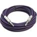 Seismic Audio SATRX-25 Purple 25 Foot TRS Patch Cable