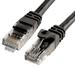 Cmple Cat6 Ethernet Cable 10Gbps - Computer Networking Cord with Gold-Plated RJ45 Connectors Cat6 Cable 550MHz Cat6 Network Ethernet LAN Cable Supports Cat6 Cat5e Cat5 Standards - 7 Feet Black