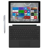 Used Microsoft Surface Pro 3 Tablet (12-Inch 128 GB Intel Core i5 Windows 10) + Microsoft Surface Type Cover