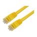 IEC M60464-07 RJ45 4Pr Cat 6 Patch Cord with Molded Snag Free Strain Relief YELLOW 7