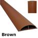 Cable Shield PVC Foor Cord Cover - Model: CSX-5 - Length: 36 - Color: Brown - 1 Piece
