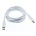 For Google Pixel Slate 12.3 - USB Cable 6ft Type-C to Type-C Charger Cord Power Wire Sync [C-to-C] White Fast Long compatible with Google Pixel Slate 12.3 Tablet