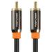 FosPower [6 feet] Digital Audio Coaxial Cable [24K Gold Plated Connectors] Premium S/PDIF RCA Male to RCA Male for Home Theater HDTV Subwoofer Hi-Fi Systems