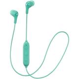 JVC Gumy Wireless Earbuds Bluetooth Headphones with Remote and Mic (HA-FX9BTG) Green