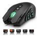 AMGRA Wired Gaming Mouse RGB LED Mouse with Side Buttons Laser and 16 400DPI High Precision Programmable Mouse Buttons