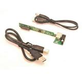 USB 2.0 to Laptop Slimline Micro Slim-SATA CD DVD RW Adapter