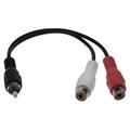 SF Cable RCA 1 Male to 2 RCA Female Splitter Cable