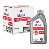 Mobil Full Synthetic High Mileage Motor Oil 0W-20 1 Qt Case/6