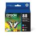 EPSON 88 DURABrite Ultra Ink Color Combo Pack For CX-4400 CX-4450 CX-7400 CX-7450 N-10 N-11 NX-100 NX-105 NX-110 NX-115 NX-200 NX-215 NX-300 NX-305 NX-400 NX-415