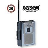 JARAS JJ-2016 LIMITED EDITION PORTABLE PERSONAL CASSETTE PLAYER/RECORDER WITH AM/FM RADIO & BUILT IN SPEAKERS