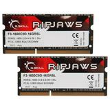 G.SKILL Ripjaws Series 16GB (2 x 8GB) 204-Pin DDR3 SO-DIMM DDR3L 1600 (PC3L 12800) Laptop Memory Model F3-1600C9D-16GRSL