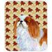 English Toy Spaniel Fall Leaves Portrait Mouse Pad Hot Pad Or Trivet