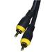 Steren Mono Male to Male RCA Video Cable Home Theater RCA Connector Blue 12ft