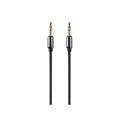 Monoprice Audio Cable - 15 Feet - Black | Auxiliary 3.5mm TRS Audio Cable Slim Design Durable Gold Plated - Onyx Series