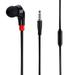 Premium Flat Wired Headset MONO Handsfree Earphone Mic Single Earbud Headphone In-Ear [3.5mm] [Black] LPP for Motorola Droid Maxx 2 Turbo G4 Plus Google Nexus 6 Moto E LTE E4 PLUS G4 Play