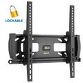 Mount-It! Lockable Anti-Theft Tilting TV Wall Mount Fits 32 to Max 55 TVs Capacity 99 lbs.