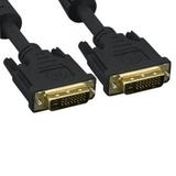 Kentek 6 Feet DVI Digital 24+1 Pin Dual Link DVI-D Male to Male Gold Plated 28 AWG with EMI Ferrite Filters Cable Cord Black Monitor HDTV PC MAC TV LCD