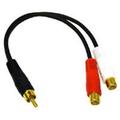 VALUE SERIES RCA PLUG TO RCA JACK x 2 Y-CABLE