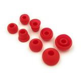 Red Replacement Earbud Tips for Beats Powerbeats3 Wireless Stereo Headphones - Small Medium Large and Double Flange (Red)