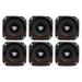 Pyramid TW44 1 300 Watt Titanium Dome Bullet Car Super Tweeter Black (6 Pack)