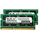 16GB 2X8GB RAM Memory for Apple Mac mini Mac Mini 2.5GHz Dual-Core Intel Core i5 - Late 2012 Black Diamond Memory Module DDR3 SO-DIMM 204pin PC3-12800 1600MHz Upgrade