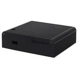 Silverstone Tek Aluminum NUC Case with Top Cover Heat-Pipe and 2X HDMI Ports - Black (PT14B-H2)