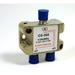 Philmore 2GHZ High Q 2-Way Low Loss Coaxial TV Satellite Signal Splitter With Weather Caps Commercial Grade - CS202