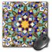 3dRose Morocco Hassan II Mosque mosaic Islamic tile detail-AF29 KWI0018 - Kymri Wilt - Mouse Pad 8 by 8-inch (mp_73580_1)