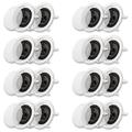 Acoustic Audio CS-IC63 In Ceiling 6.5 Speaker 8 Pair Pack 3 Way Home Theater Flush Mount