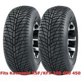 (2) Kawasaki KSF/KFX 250 400 450 front 21x7-10 21x7x10 Hi-speed ATV tires