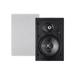 Monoprice 2-Way Carbon Fiber In-Wall Speakers - 6.5in (Pair) With Paintable Magnetic Grille - Alpha Series