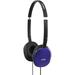 JVC HAS160A Flat Headphones - Blue