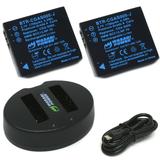 Wasabi Power Battery (2-Pack) and Dual Charger for Fujifilm NP-70