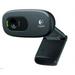 Logitech C270 Webcam - Black - USB 2.0 - 1 Pack(s) - 3 Megapixel Interpolated - 1280 x 720 Video - Widescreen - Microphone