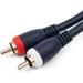 Steren 75ft 2-RCA Stereo Audio Cable Blue