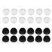 Dodocool 12 Pairs 24 PCS S M L Silicone 4.5mm Earbud Cushion Replacement Headphone Headset Ear pads Gel Covers Tips For Earphone MP3 H090 Random Color & Size