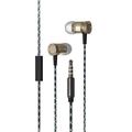 Super Sound Metal 3.5mm Stereo Earbuds/ Headset Compatible with iPod Touch (2019) iPod touch (6th 5th 4th 3rd 2nd generation) Nano (Gold) - w/ Mic