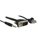 Comprehensive MVGA15P-P-10HR-AL Pro AV-IT Series Micro VGA Male to Male with Audio and LAN Cable 10 ft.