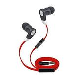 Super High Clarity 3.5mm Stereo Earbuds/ Headphone for Amazon Fire Phone Kindle Fire HDX 7 Fire HD HD 8.9 HDX 8.9 (Red) - w/ Mic