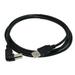 6ft Right Angle USB Cable for HPÂ® Photosmart 6520 e-All-in-One Printer - Black