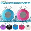 BadPiggies Mini Portable Bluetooth 4.0 Sound Box Hands-free Wireless Waterproof Music Speaker Subwoofer for Bath Shower Beach (White)