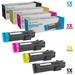 LD Compatible Replacements for Xerox Phaser 6510 & WorkCentre 6515 High Yield Toner Cartridges: 1 106R03480 Black 1 106R03477 Cyan 1 106R03478 Magenta 1 106R03479 Yellow 4-Pack