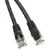 C&E 7-Feet Cat6a Black Ethernet Patch Cable Snagless/Molded Boot 500 MHz - Pack of 2 (CNE14419)