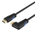 HDMI Cable CableCreation 10 Feet Right Angle 270 Degree Vertical Right 4K HDMI 2 0 Cable Support 4K Ultra HD 3D Video Ethernet Audio Return Channel Black