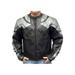 Redline Men s Racing Body Armor Jacket Buffalo Leather M-YBR (Silver M)
